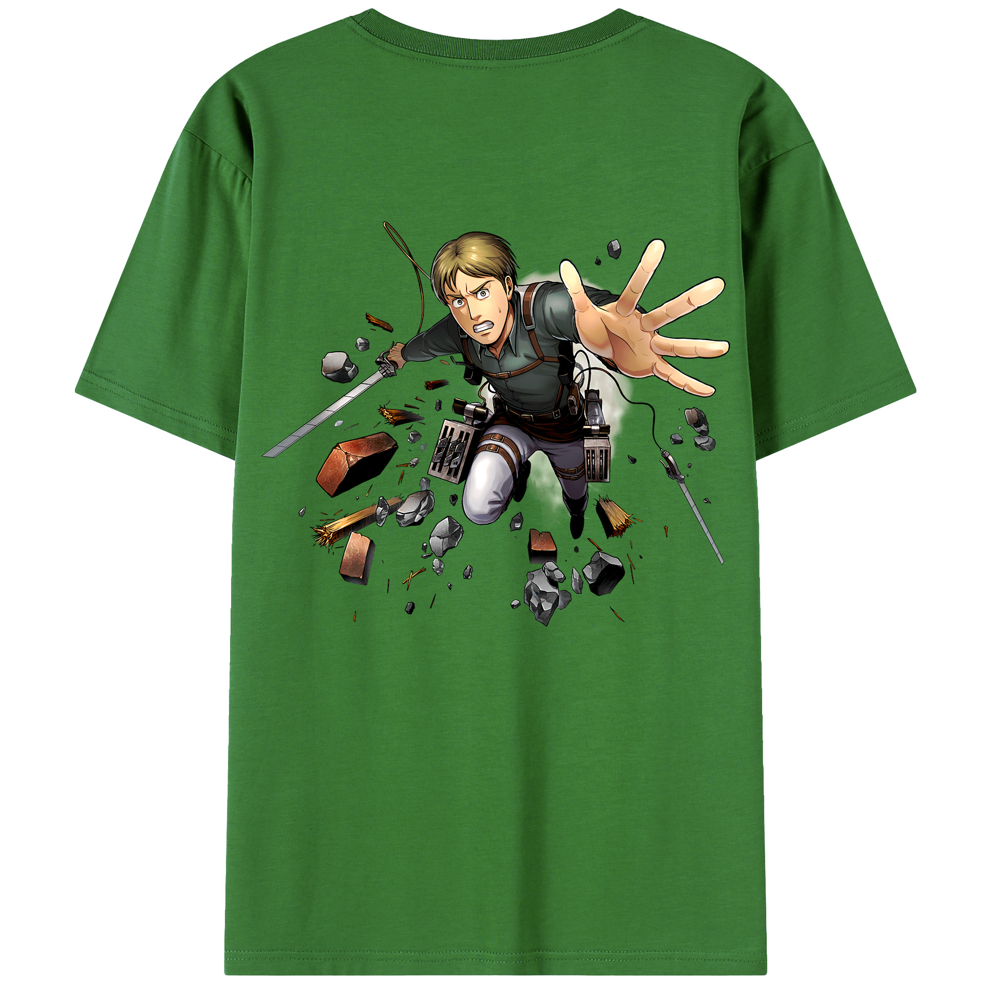 （画像用） 進撃の巨人 Attack on Titan レディース半袖Tシャツ(バックプリント)